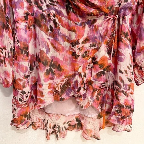 Rococo Sand Lyra Pink Floral Mini Dress - Picture 3 of 7